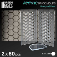 Acrylic molds - Hexagonal Paver | Acrylic Molds