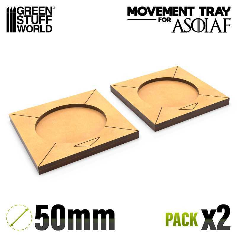 MDF Movement Trays ASOIAF - 50mm | Movement Trays