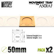 MDF Movement Trays ASOIAF - 50mm | Movement Trays