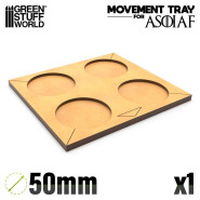 MDF Movement Trays ASOIAF - 50mm 4x1 | Movement Trays