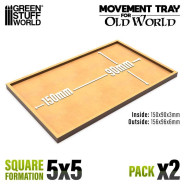 MDF Movement Trays Old World - 150x90mm | Warhammer Old World Bases