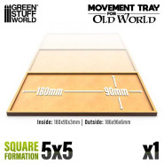 MDF Movement Trays Old World - 180x90mm | Warhammer Old World Bases