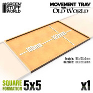 MDF Movement Trays Old World - 180x120mm | Warhammer Old World Bases