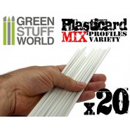 Plasticard型材 - MIX PACK - 20x 組合 - 不同組合