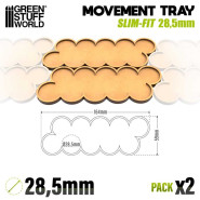 MDF Movement Trays - SlimFit AOS 28.5mm | Movement Trays