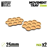 MDF Movement Trays - Skirmish AOS 25mm 3x4x3 | Movement Trays