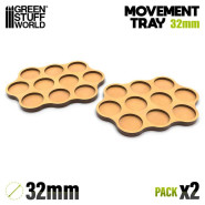 MDF Movement Trays - Skirmish AOS 32mm 3x4x3 | Movement Trays