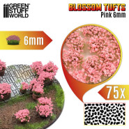 Blossom TUFTS - 6mm self-adhesive - PINK | Blossom Tufts