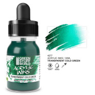 丙烯酸油墨 - 透明冷綠色 30ml - Inks