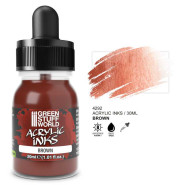 丙烯酸油墨 - 不透明棕色 30ml - Inks