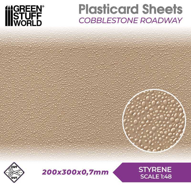 塑膠 - 鵝卵石路 - Plasticard