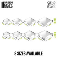 Acrylic Display Block 60x60x15mm | Acrylic Display Blocks