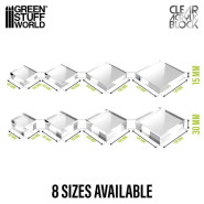 Acrylic Display Block 80x80x15mm | Acrylic Display Blocks