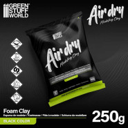 Air Dry Foam Clay 250gr. - Black | Foam Clay