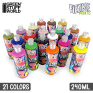 Flexible Paint Dark Brown Earth 240ml | Flexible Paints