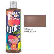Flexible Paint Dark Brown Earth 240ml | Flexible Paints