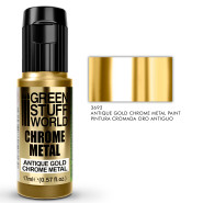 Chrome Paint - ANTIQUE GOLD 17ml | Chrome Paints