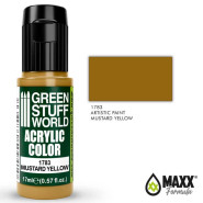 Acrylic Color MUSTARD YELLOW | Acrylic Paints