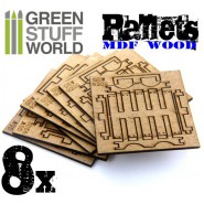 8x Laser Cut PALLETS | Laser cut Scenery