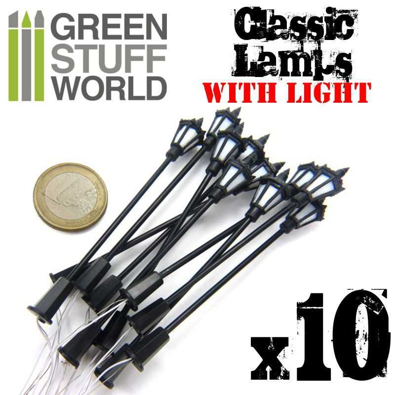 10x LED经典路灯 - 路灯