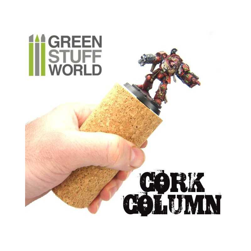 Sculpting COLUMN Cork for armatures | Painting Cork Handles