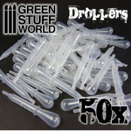 50x Droppers with Suction Bulb | Airbrushing