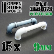 Plasticard彎管 9mm - Plasticard