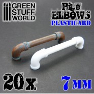 Plasticard彎管 7mm - Plasticard