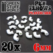 Plasticard彎管 6mm - Plasticard