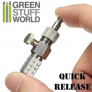 QuickRelease Adaptor with Air Flow Control 1/8 | Airbrushing