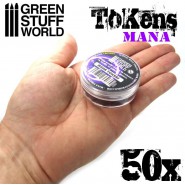 Mana tokens | Gaming Tokens and Meeples