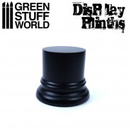 Round Display Plinth 4.5 cm - Black | Round Cylinder Plinths