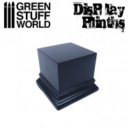 Square Top Display Plinth 6x6 cm - Black | Squared Plinths