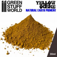 黄赭石颜料 - 土状颜料