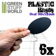 Plastic Bases - Oval Pill 90x52mm AOS | Hobby Accessories