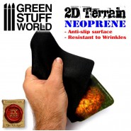 2D Neoprene Terrain - Forest with 4 trees | Neopren Terrain