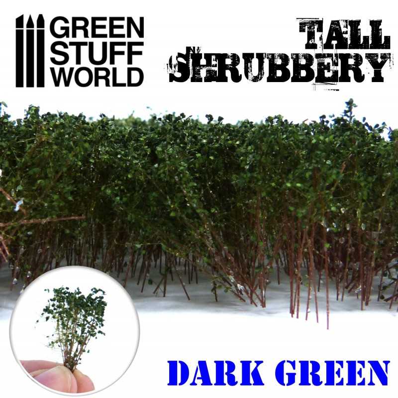 Tall Shrubbery - Dark Green | Shrubs Tufts