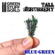 Tall Shrubbery - Blue Green | Shrubs Tufts