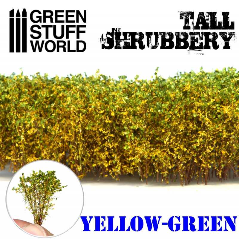 Tall Shrubbery - Yellow Green | Shrubs Tufts