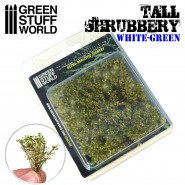 Tall Shrubbery - White Green | Shrubs Tufts