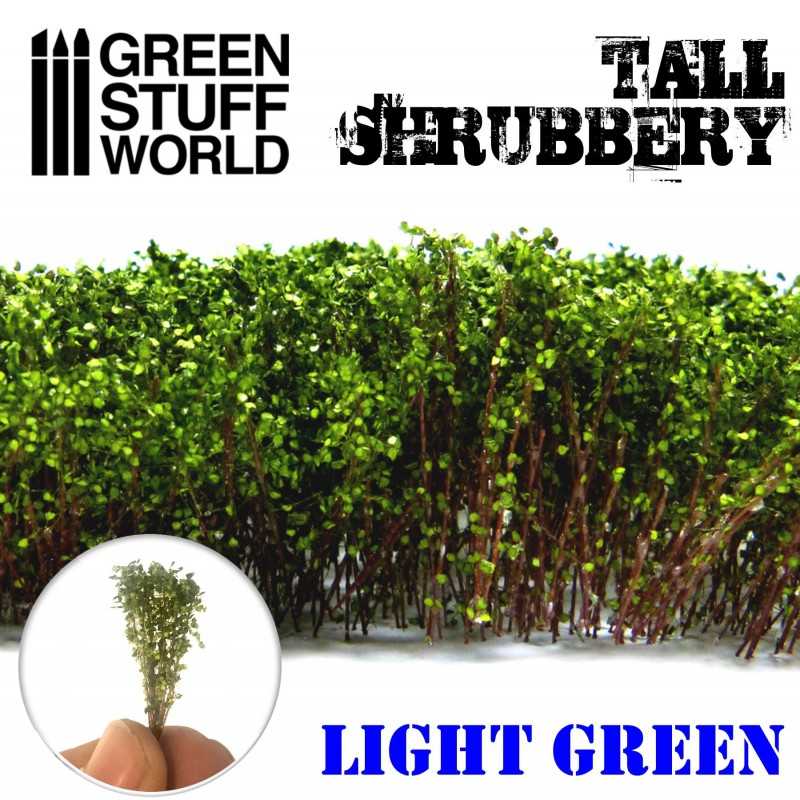 Tall Shrubbery - Light Green | Shrubs Tufts