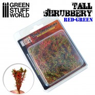 Tall Shrubbery - Red Green | Shrubs Tufts