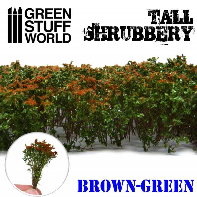 Tall Shrubbery - Brown Green | Shrubs Tufts