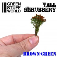 Tall Shrubbery - Brown Green | Shrubs Tufts