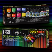 Set x8 Acrylic Candy Ink Paints