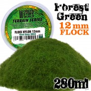 Static Grass Flock 12mm - Forest Green - 180 ml