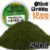 Static Grass Flock 12mm - Olive Green - 280 ml