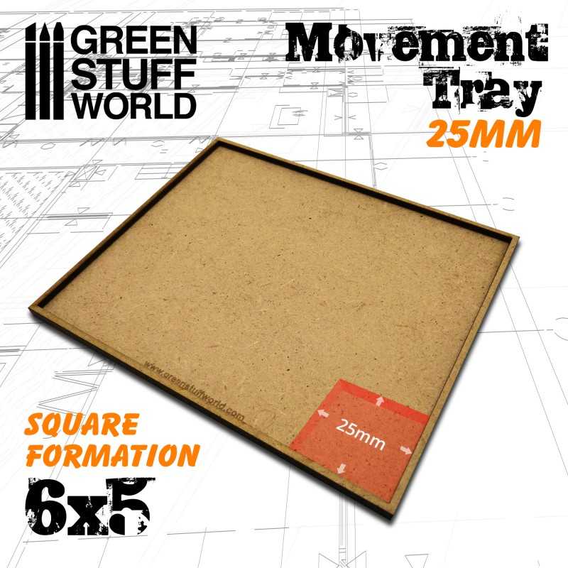 MDF Movement Trays 25mm 6x5 | Hobby Accessories