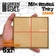 MDF 移动托盘 25mm 6x5 - 手工配件