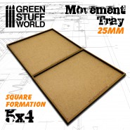 MDF Movement Trays 25mm 5x4 | Hobby Accessories